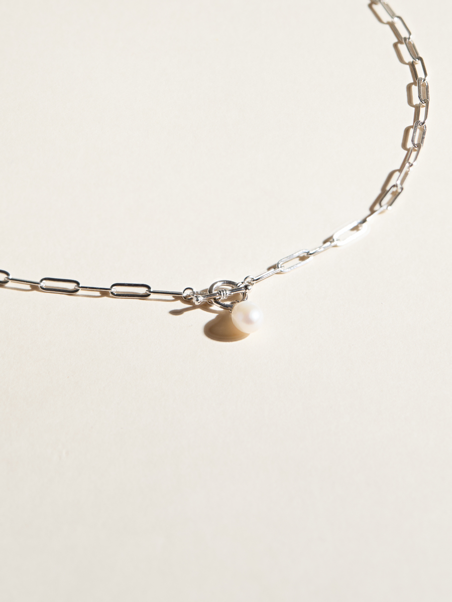 Zoe Paper Clip Necklace