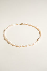 NO.5 White Pearl Necklace