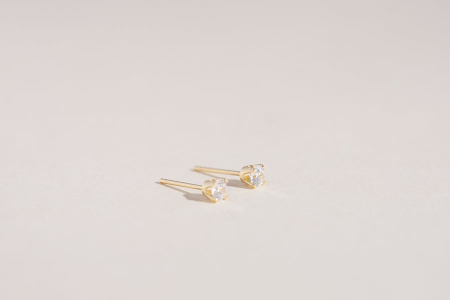 Boucles d'oreilles Julie scintillantes mini format