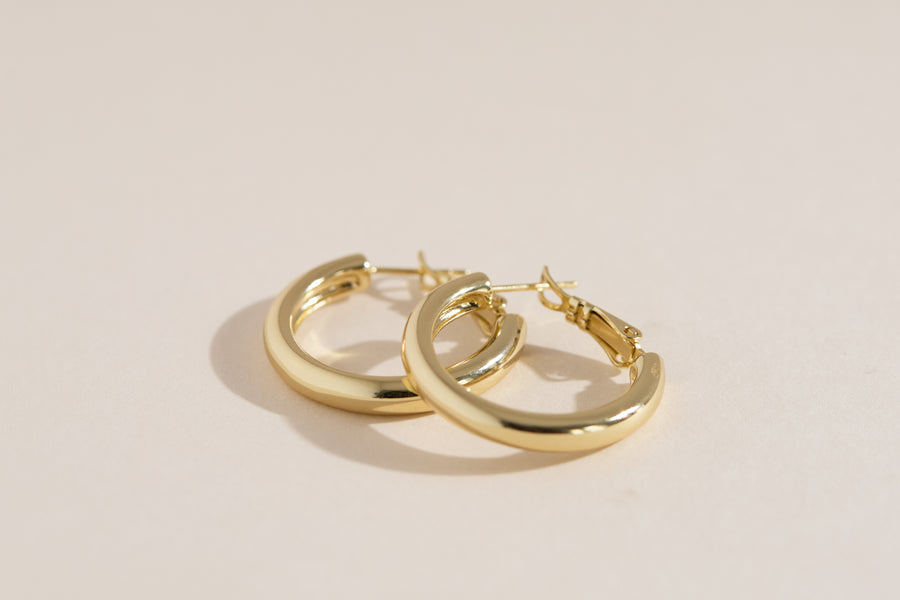 Melanie Bold Medium Hoops