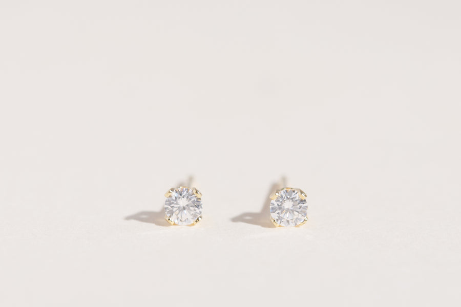 Boucles d'oreilles Julie scintillantes mini format