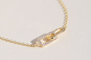 Zoe Paperclip Duo Bracelet