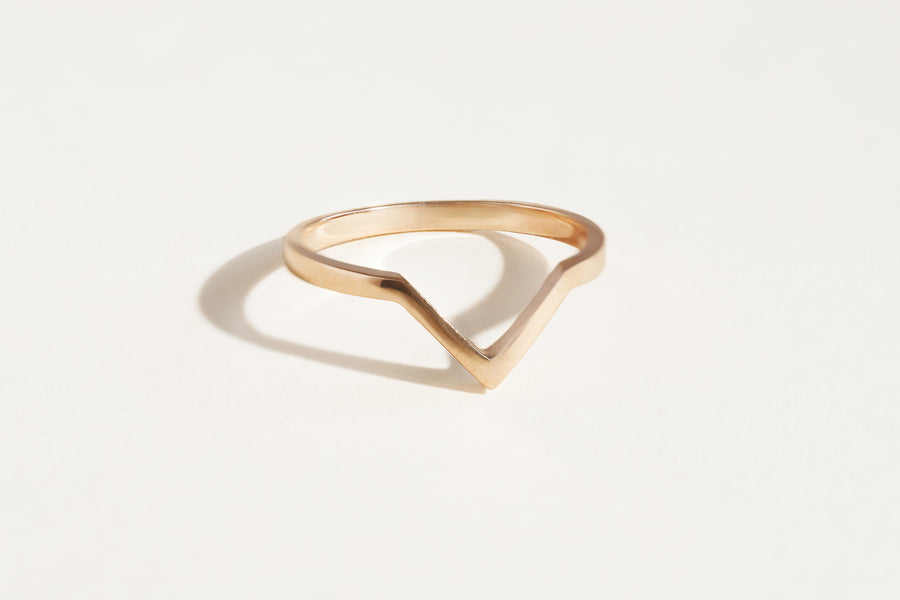 Ariana Rose Gold V Ring