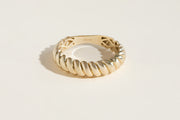 Hailey Gold Croissant Ring