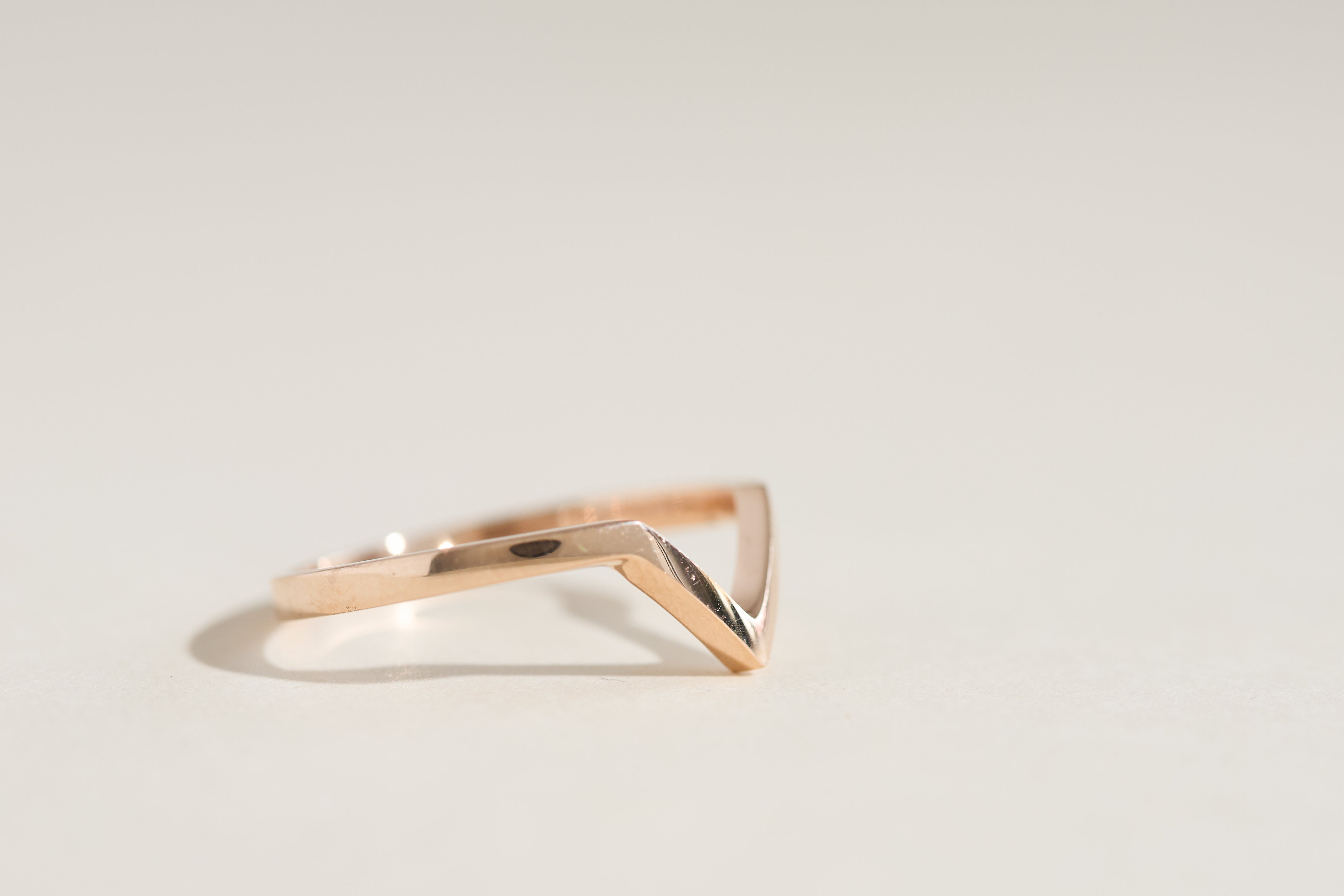 Ariana Rose Gold V Ring