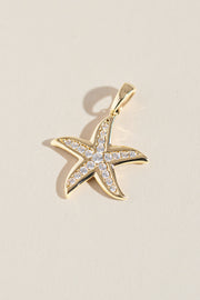 Ariel Sparkling Starfish Pendant