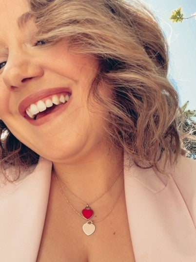 Tiffany Pink Heart Charm