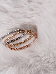 Miley Gold Torsade Ring