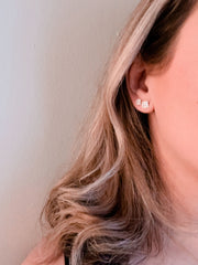 Agathe Square Medium Studs