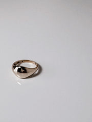 Billie Yellow Gold Dome Ring