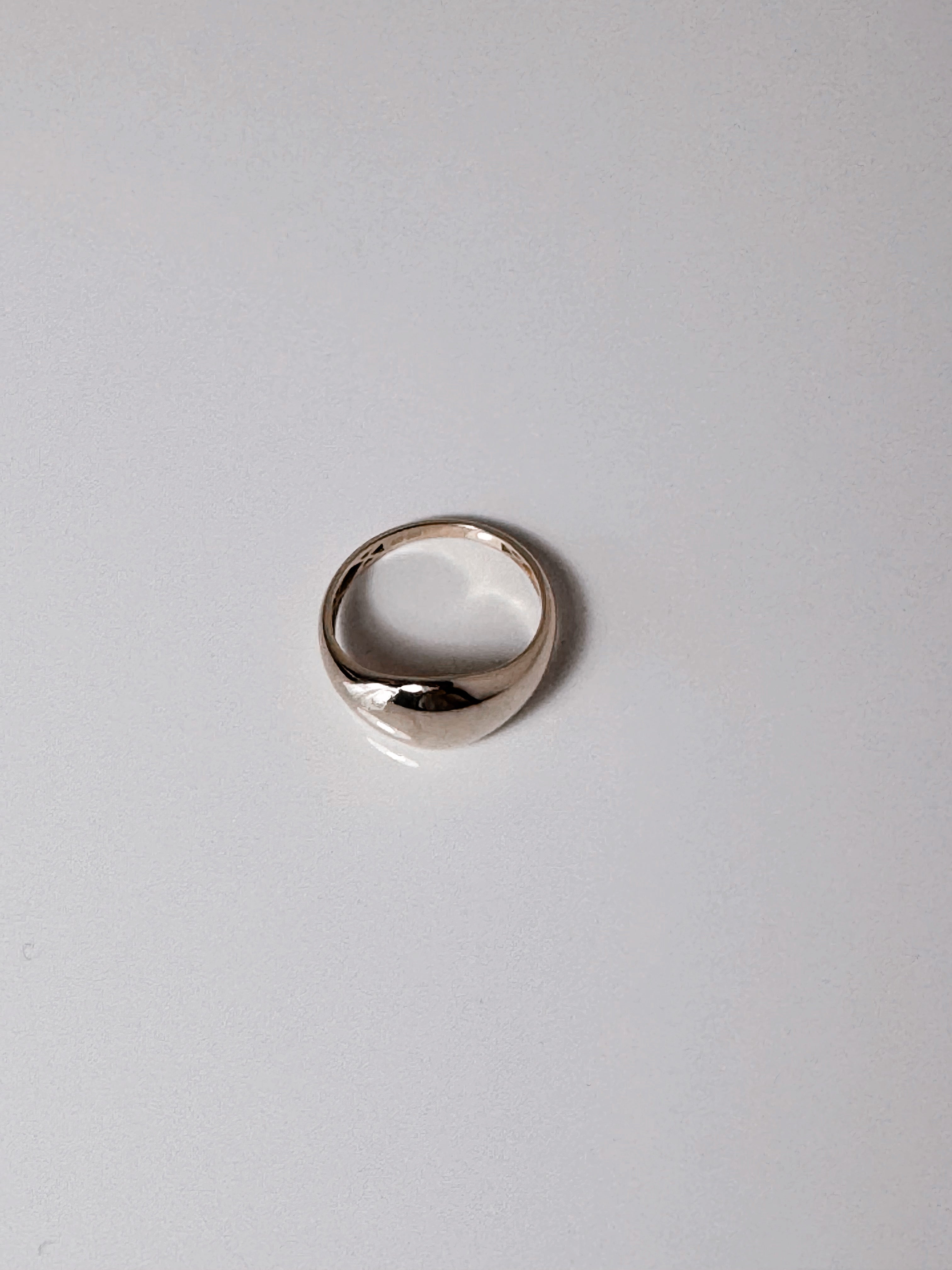 Billie Yellow Gold Dome Ring