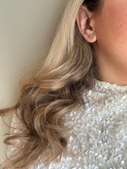 Boucles d'oreilles Lisa mini trèfles perlés