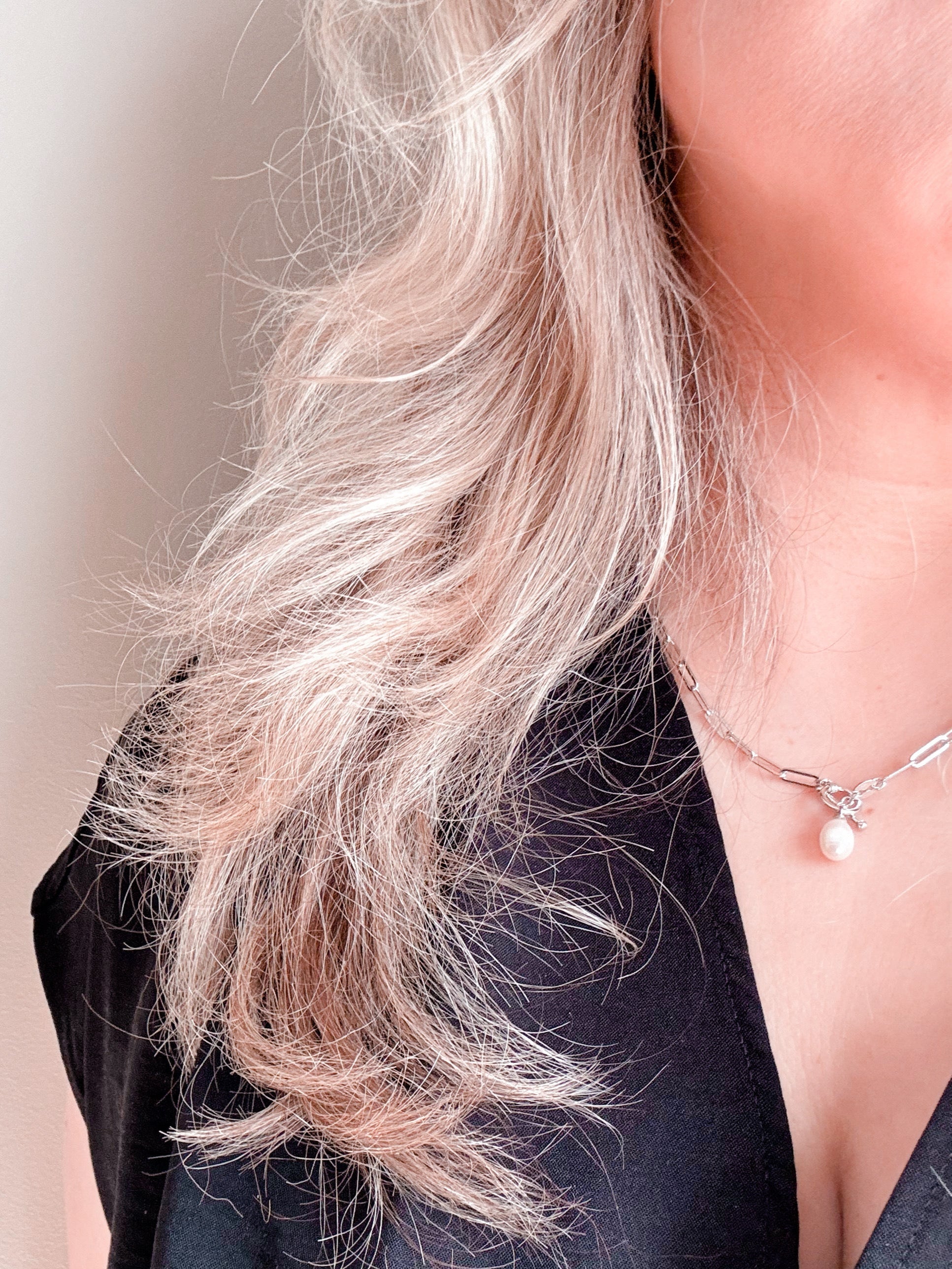 Zoe Paper Clip Necklace