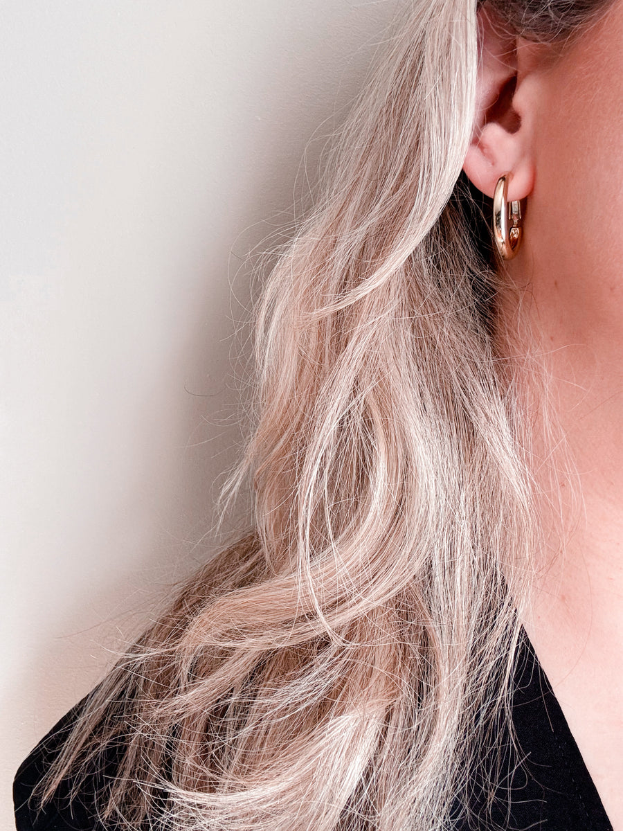 Melanie Bold Medium Hoops