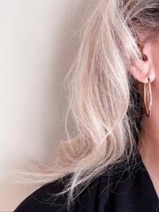 Audrey Classic Medium Hoops