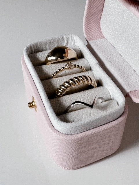 Billie Yellow Gold Dome Ring