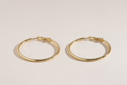 Boucles d'oreilles Audrey anneaux classiques 