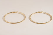 Boucles d'oreilles Audrey anneaux classiques XL