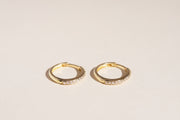 Boucles d'oreilles Victoria huggies scintillantes