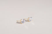 Boucles d'oreilles Julie scintillantes format moyen 