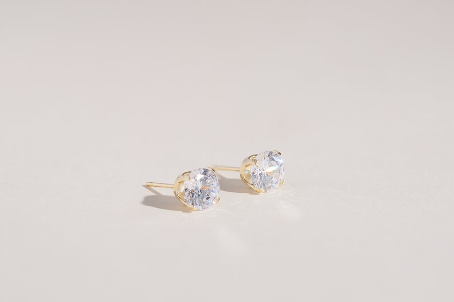 Boucles d'oreilles Julie scintillantes format moyen 