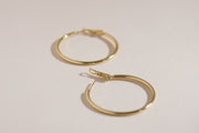 Boucles d'oreilles Audrey anneaux classiques XL