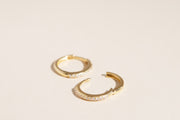 Boucles d'oreilles Victoria huggies scintillantes