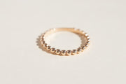 Bague Selena à pois en or rose 