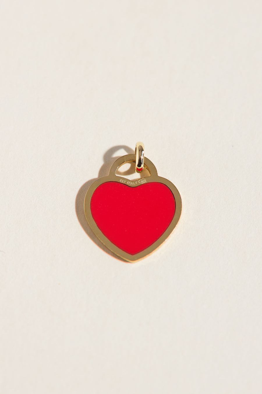 Pendentif Tiffany Coeur Rouge