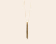 Avery Sparkling Bar Necklace