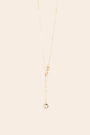Avery Sparkling Bar Necklace