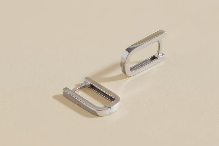 Christina White Gold Huggies