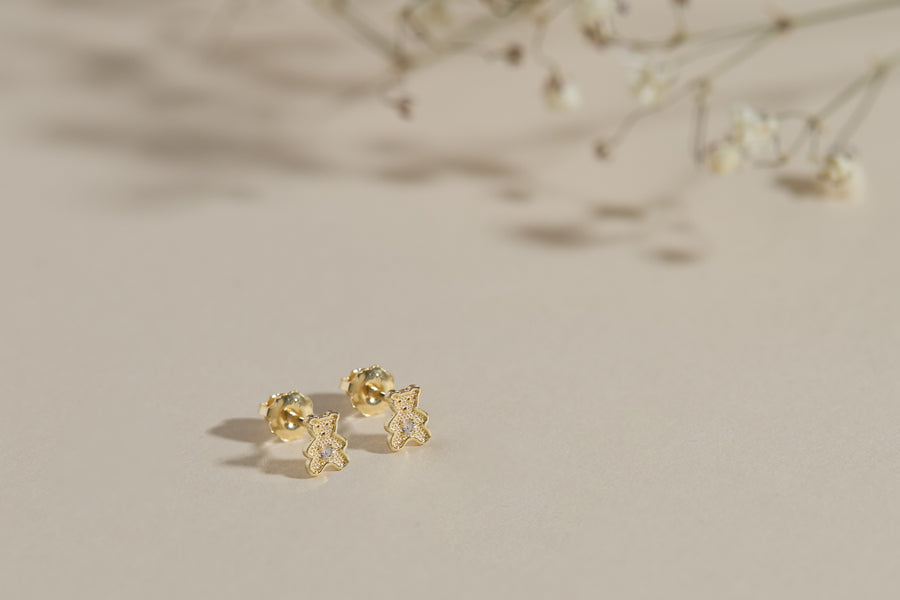 Boucles d'oreilles petits oursons