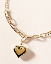 Harper puffy heart bracelet