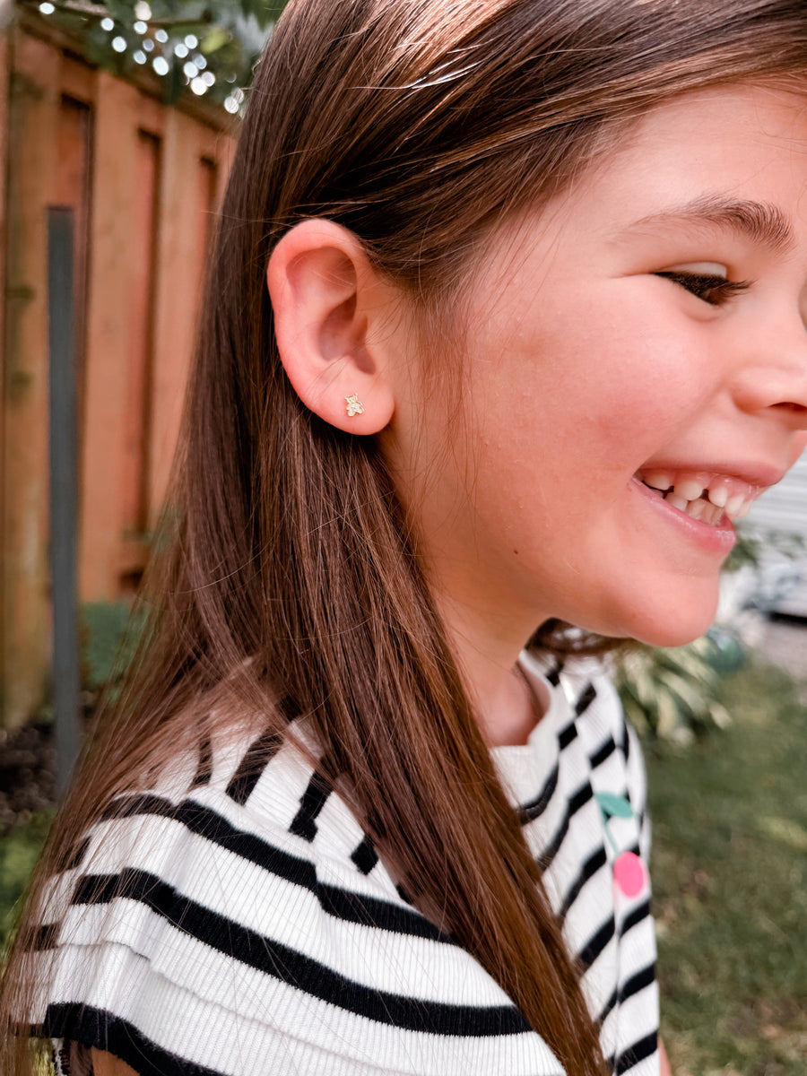 Boucles d'oreilles petits oursons