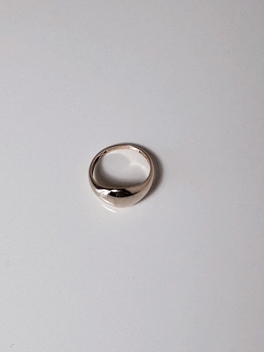 Bague dôme en or jaune Billie