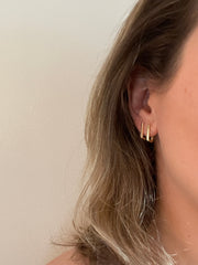 Boucles d'oreilles Christina huggies en or jaune