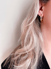 Boucles d'oreilles Mélanie anneaux audacieuses