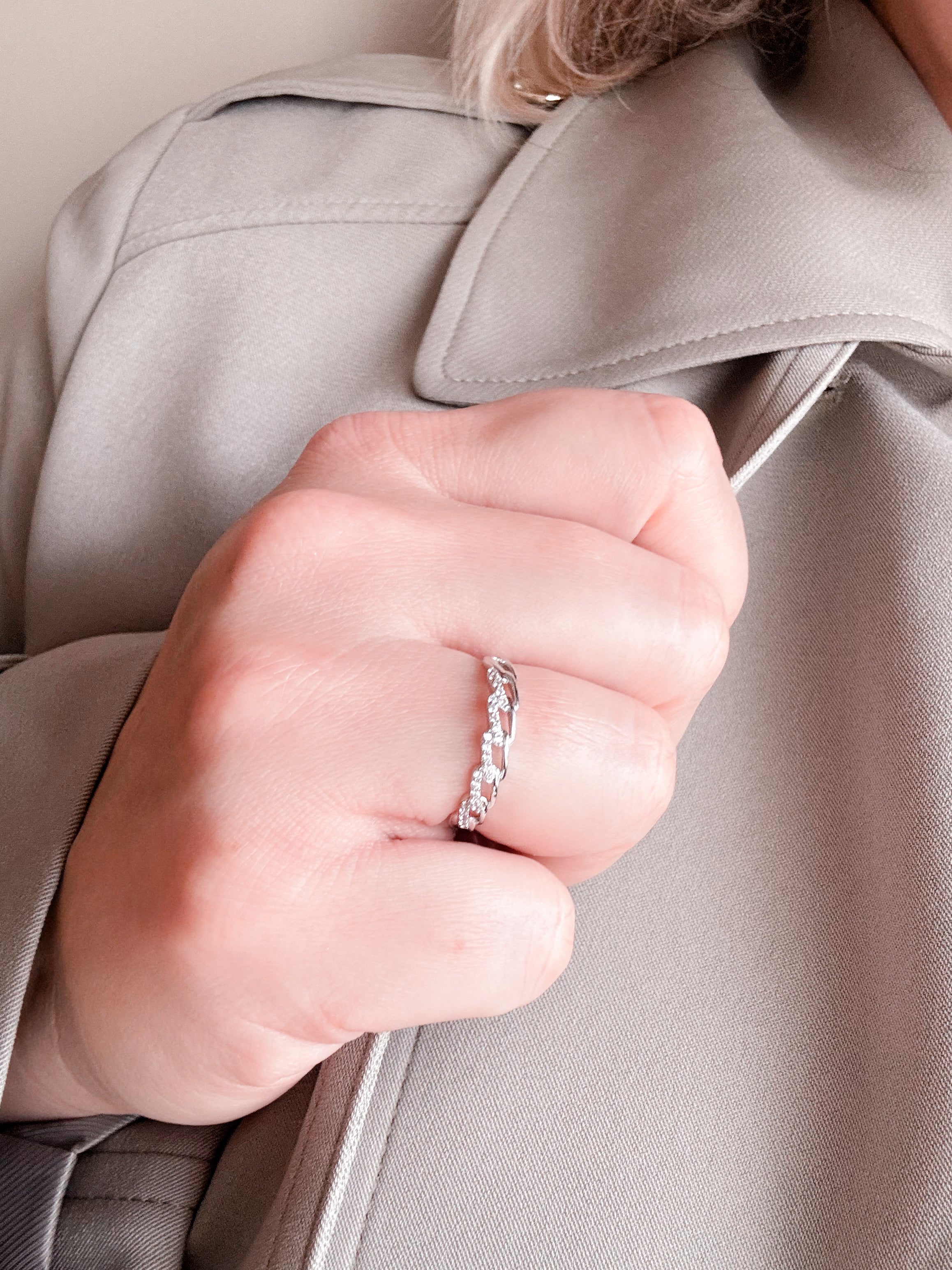 Camila petite buckle ring
