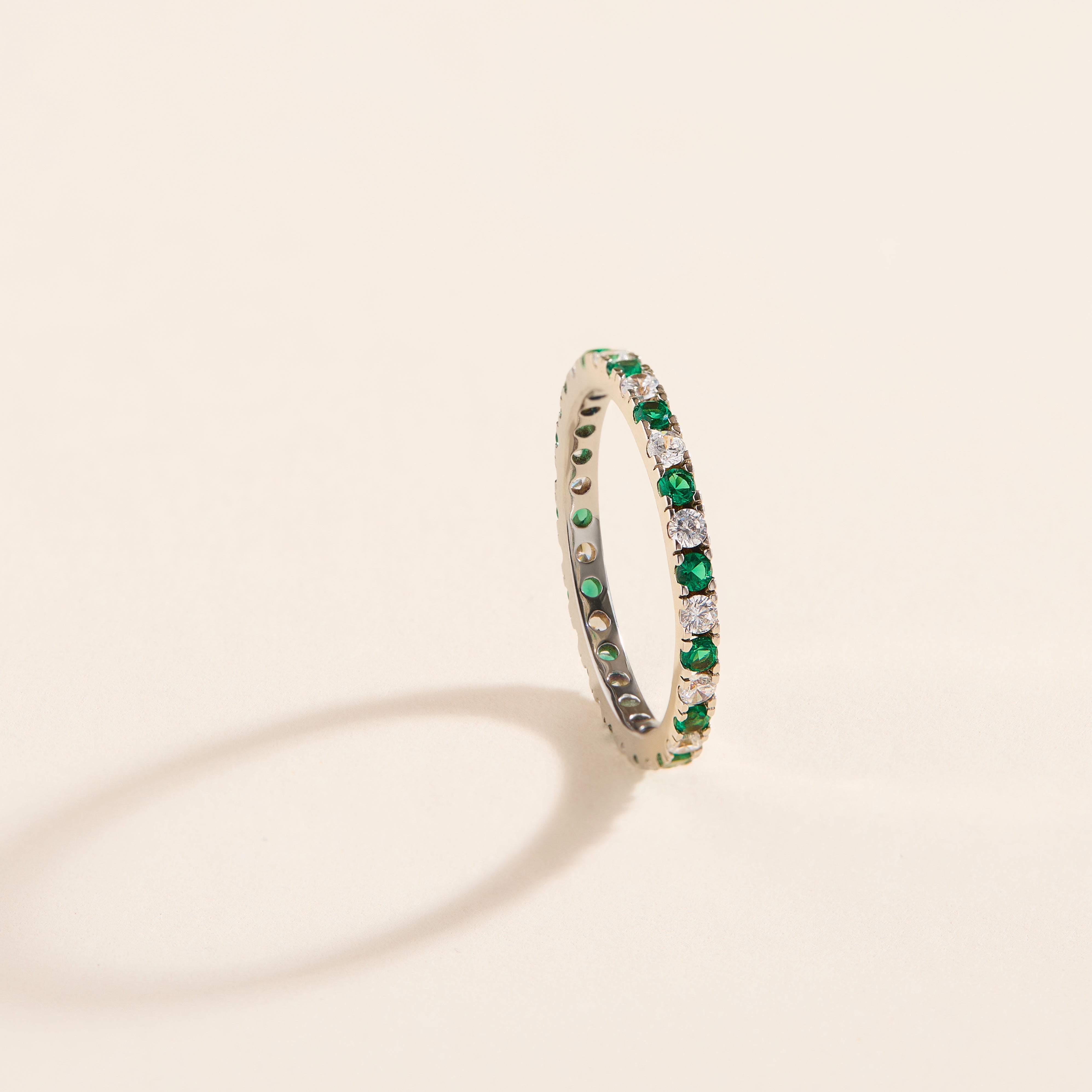 Sabrina Green Sparkling Ring