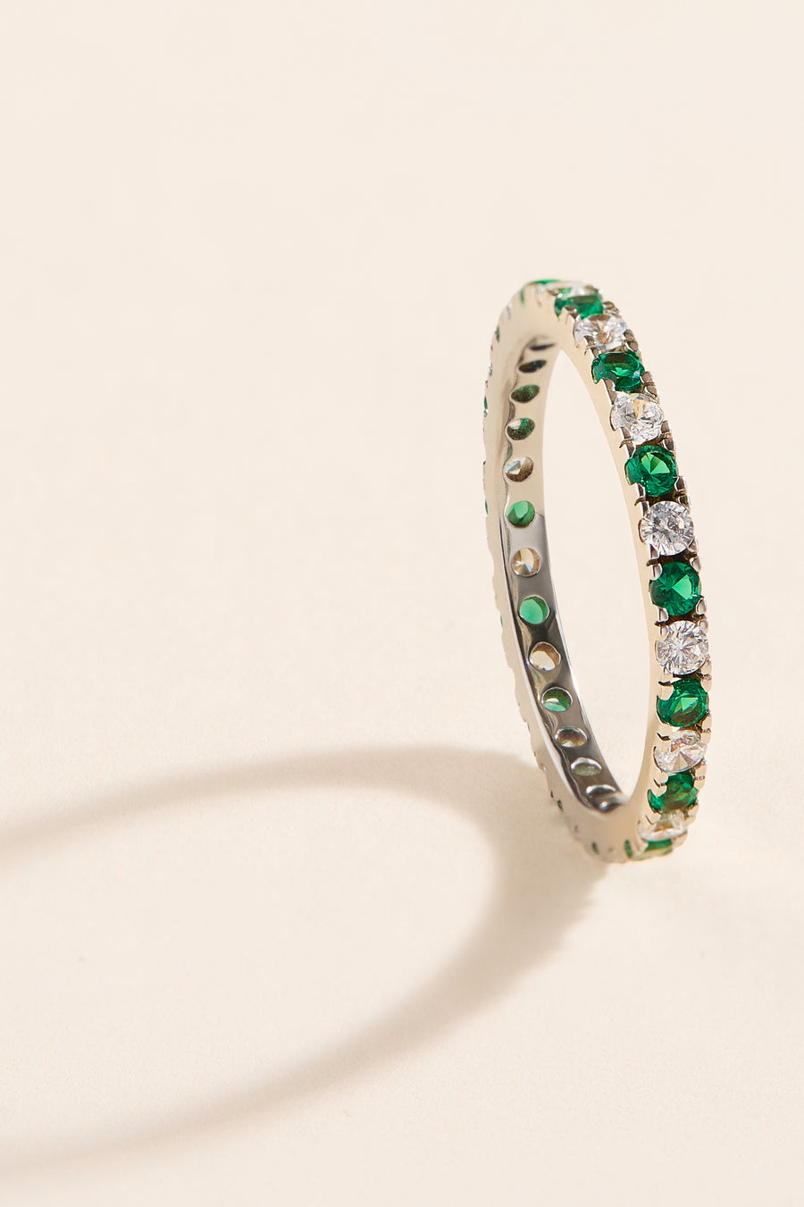 Sabrina Green Sparkling Ring