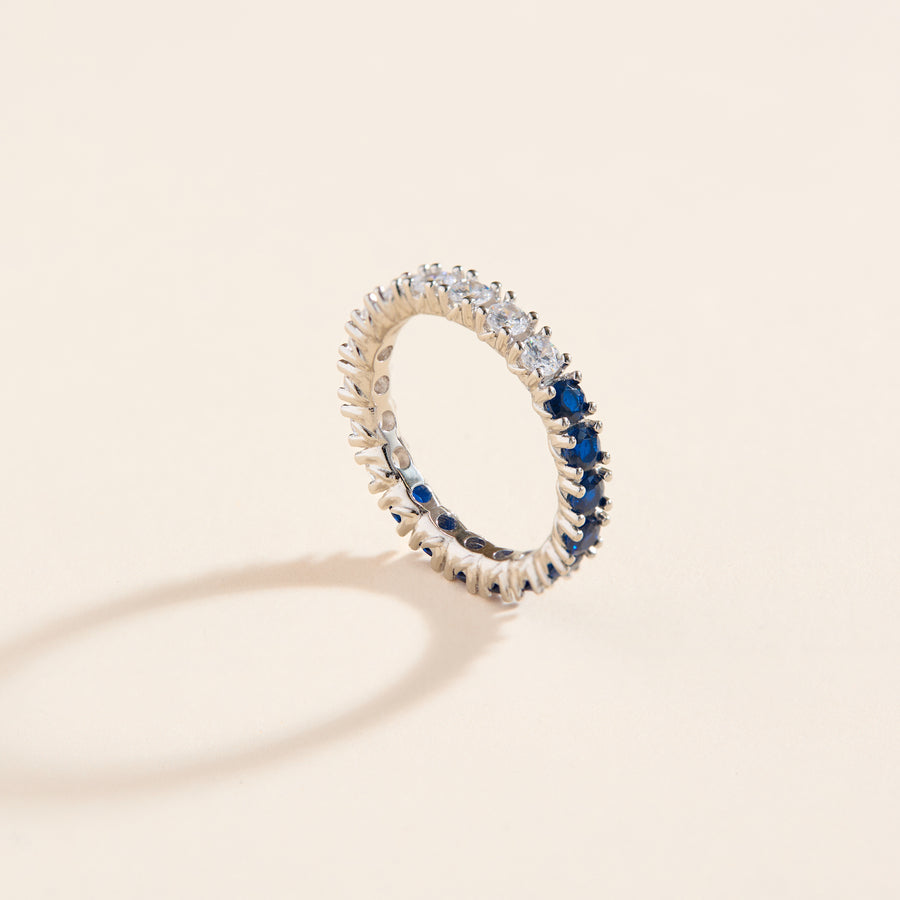 Sabrina Chunky Double Sparkling Ring