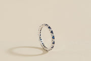 Sabrina blue sparkling ring