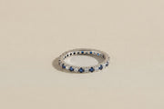 Sabrina blue sparkling ring