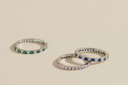 Sabrina blue sparkling ring